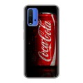 Дизайнерский силиконовый чехол для Xiaomi RedMi 9T Coca-cola