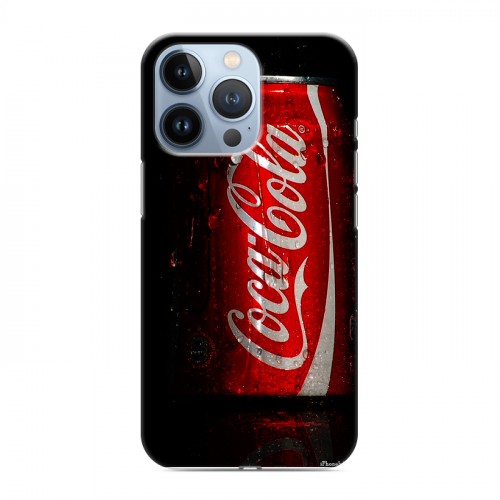 Дизайнерский силиконовый чехол для Iphone 13 Pro Coca-cola