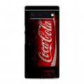 Дизайнерский силиконовый чехол для Google Pixel 6 Coca-cola