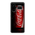 Дизайнерский силиконовый чехол для Realme GT5 Coca-cola