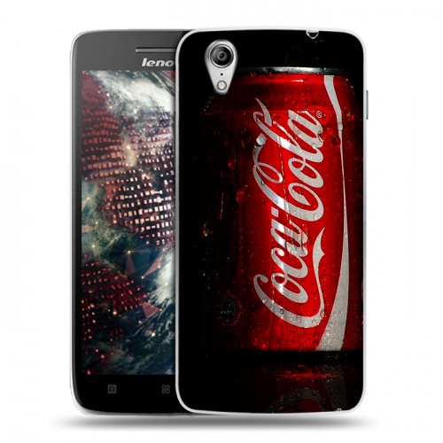 Дизайнерский пластиковый чехол для Lenovo Vibe X Coca-cola