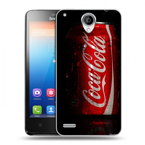 Дизайнерский пластиковый чехол для Lenovo S890 Coca-cola