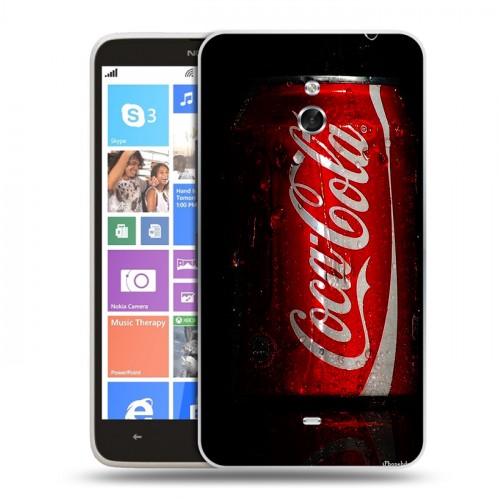 Дизайнерский пластиковый чехол для Nokia Lumia 1320 Coca-cola