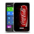 Дизайнерский силиконовый чехол для Nokia XL Coca-cola