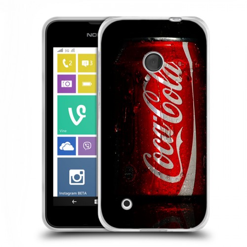 Дизайнерский пластиковый чехол для Nokia Lumia 530 Coca-cola