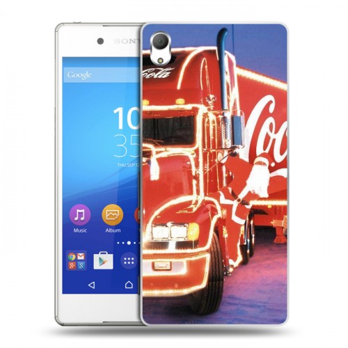 Дизайнерский пластиковый чехол для Sony Xperia Z3+ Coca-cola