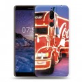 Дизайнерский пластиковый чехол для Nokia 7 Plus Coca-cola