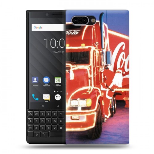 Дизайнерский пластиковый чехол для BlackBerry KEY2 Coca-cola