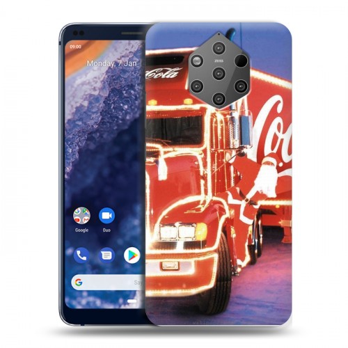 Дизайнерский силиконовый чехол для Nokia 9 PureView Coca-cola