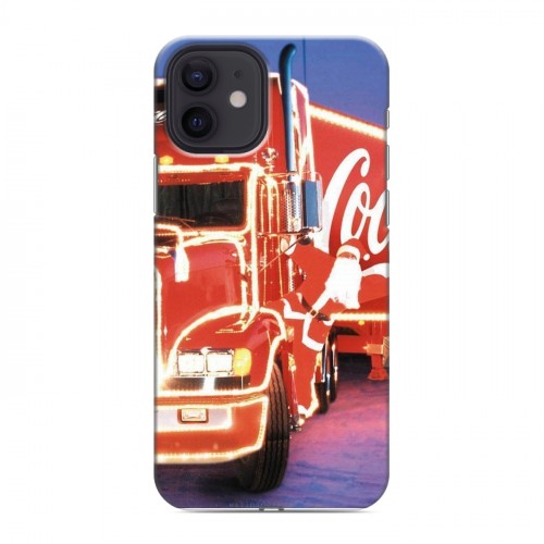 Дизайнерский силиконовый чехол для Iphone 12 Coca-cola