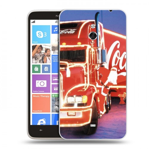 Дизайнерский пластиковый чехол для Nokia Lumia 1320 Coca-cola