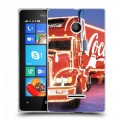 Дизайнерский пластиковый чехол для Microsoft Lumia 435 Coca-cola