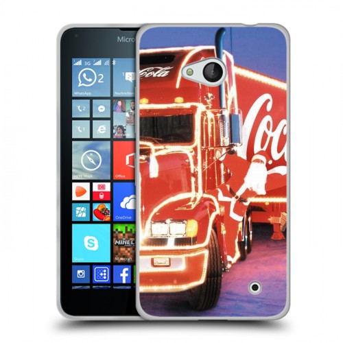 Дизайнерский пластиковый чехол для Microsoft Lumia 640 Coca-cola