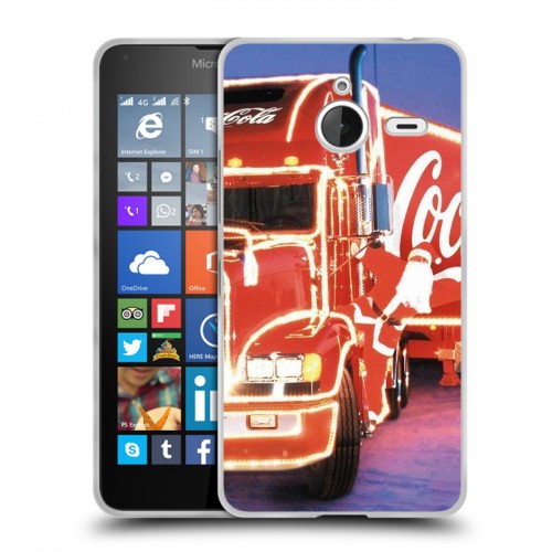 Дизайнерский пластиковый чехол для Microsoft Lumia 640 XL Coca-cola