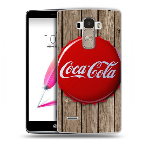 Дизайнерский пластиковый чехол для LG G4 Stylus Coca-cola