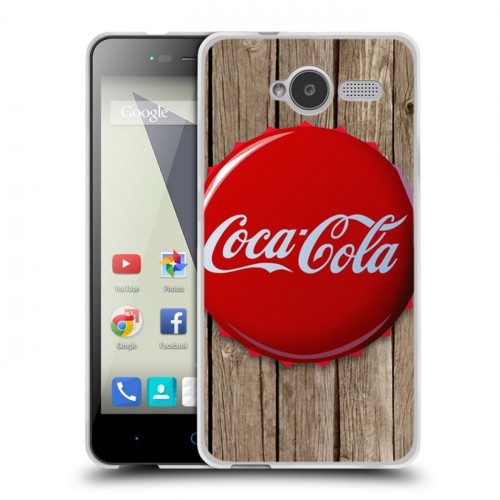 Дизайнерский пластиковый чехол для ZTE Blade L3 Coca-cola