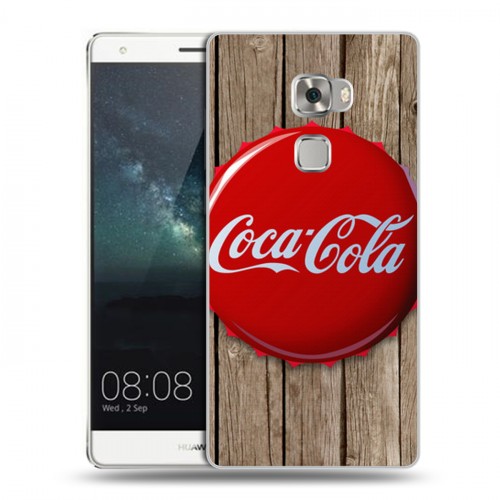 Дизайнерский пластиковый чехол для Huawei Mate S Coca-cola