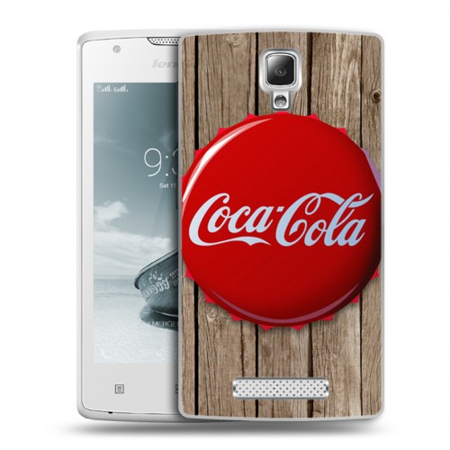 Дизайнерский пластиковый чехол для Lenovo A1000 Coca-cola