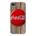 Дизайнерский силиконовый чехол для Iphone 7 Coca-cola