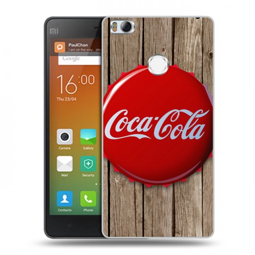 Дизайнерский силиконовый чехол для Xiaomi Mi4S Coca-cola