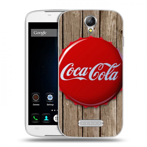 Дизайнерский силиконовый чехол для Doogee X6 Coca-cola
