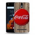 Дизайнерский силиконовый чехол для Wileyfox Storm Coca-cola