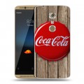 Дизайнерский пластиковый чехол для ZTE Axon 7 Coca-cola