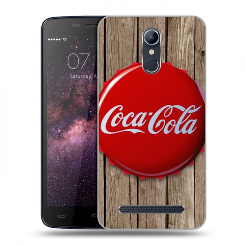 Дизайнерский силиконовый чехол для Homtom HT17 Coca-cola