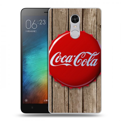 Дизайнерский силиконовый чехол для Xiaomi RedMi Pro Coca-cola