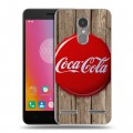 Дизайнерский пластиковый чехол для Lenovo K6 Coca-cola