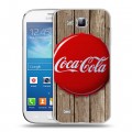 Дизайнерский пластиковый чехол для Samsung Galaxy Premier Coca-cola