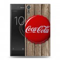 Дизайнерский пластиковый чехол для Sony Xperia XZs Coca-cola