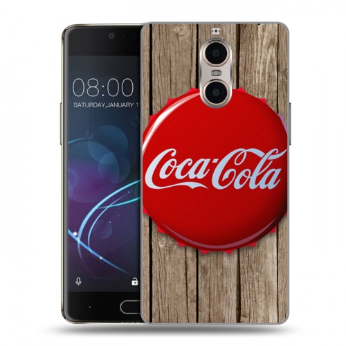 Дизайнерский силиконовый чехол для Doogee Shoot 1 Coca-cola