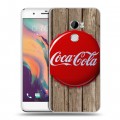 Дизайнерский пластиковый чехол для HTC One X10 Coca-cola