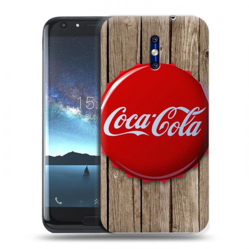 Дизайнерский силиконовый чехол для Doogee BL5000 Coca-cola