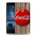 Дизайнерский пластиковый чехол для Nokia 8 Coca-cola