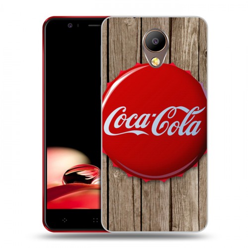 Дизайнерский пластиковый чехол для Elephone P8 Coca-cola