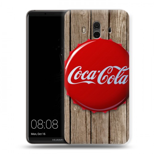 Дизайнерский пластиковый чехол для Huawei Mate 10 Coca-cola