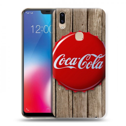 Дизайнерский пластиковый чехол для Vivo V9 Coca-cola