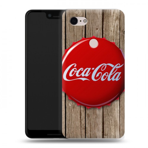 Дизайнерский силиконовый чехол для Google Pixel 3 XL Coca-cola