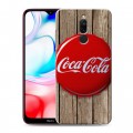 Дизайнерский пластиковый чехол для Xiaomi RedMi 8 Coca-cola
