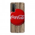 Дизайнерский силиконовый с усиленными углами чехол для Huawei Honor 30S Coca-cola