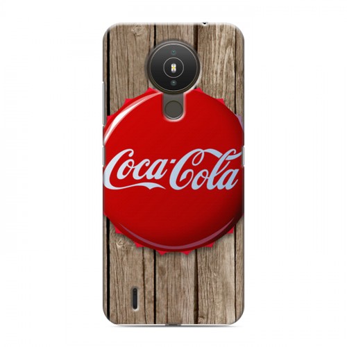 Дизайнерский силиконовый чехол для Nokia 1.4 Coca-cola