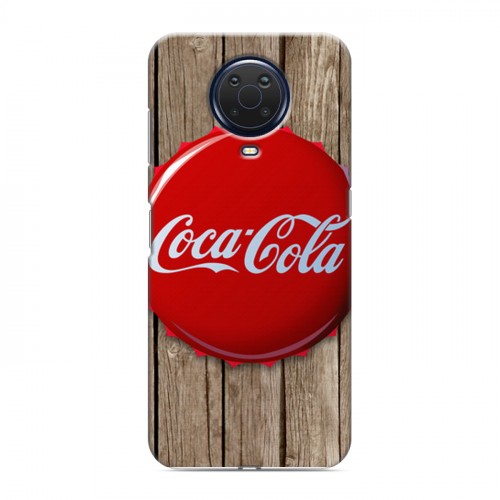 Дизайнерский пластиковый чехол для Nokia G20 Coca-cola