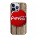 Дизайнерский силиконовый чехол для Iphone 13 Pro Coca-cola