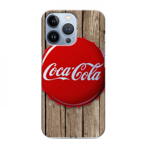 Дизайнерский силиконовый чехол для Iphone 13 Pro Coca-cola