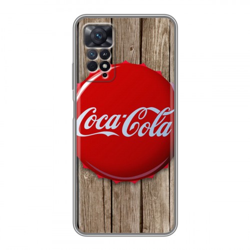 Дизайнерский пластиковый чехол для Xiaomi Redmi Note 11 Pro Coca-cola