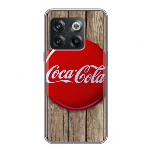 Дизайнерский пластиковый чехол для OnePlus 10T Coca-cola