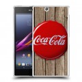 Дизайнерский пластиковый чехол для Sony Xperia Z Ultra  Coca-cola