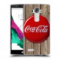 Дизайнерский пластиковый чехол для LG G4 Coca-cola